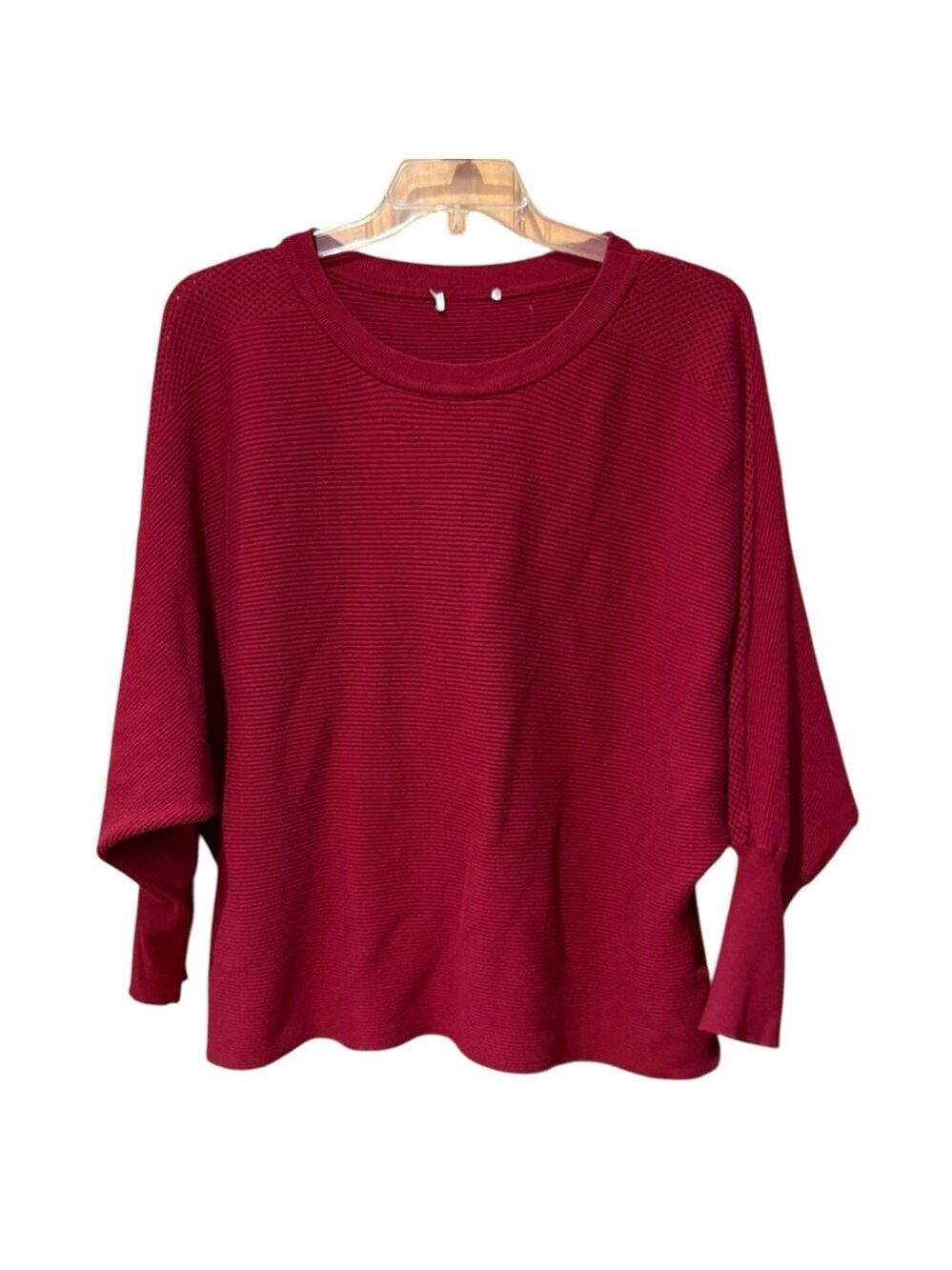 Red Women's Top Elegant